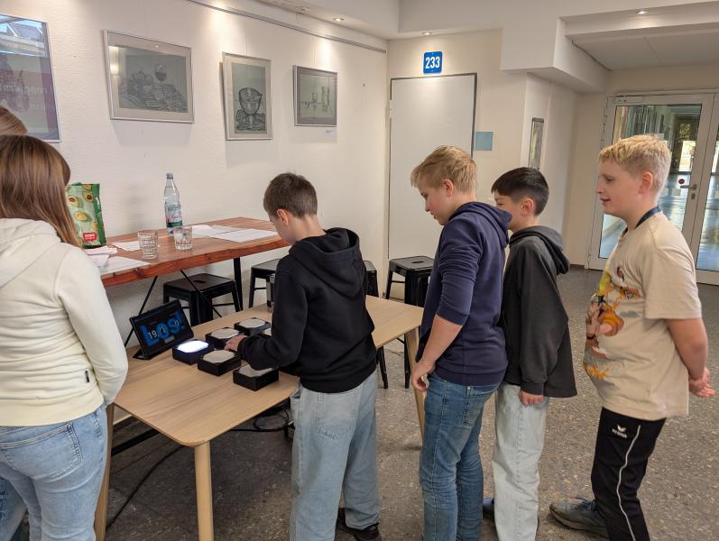 Verkehrsaktion für die Fünftklässler