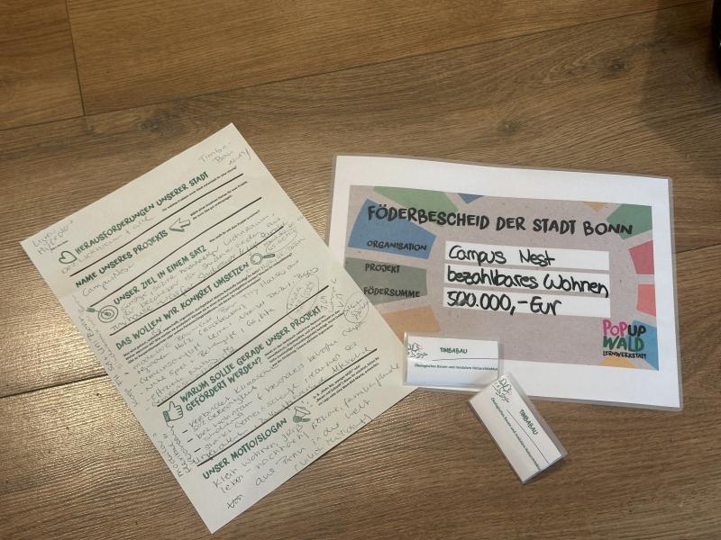 Pop up Wald Lernwerkstatt
