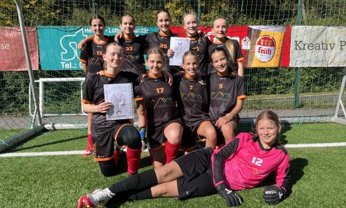 U15-Mädchen bei Kreismeisterschaften